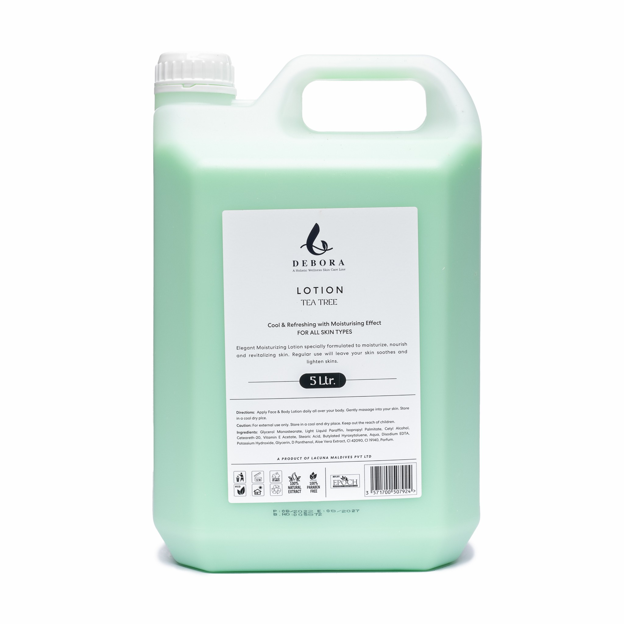 50 Debora Tea Tree Body Lotion - 5L - Image 1