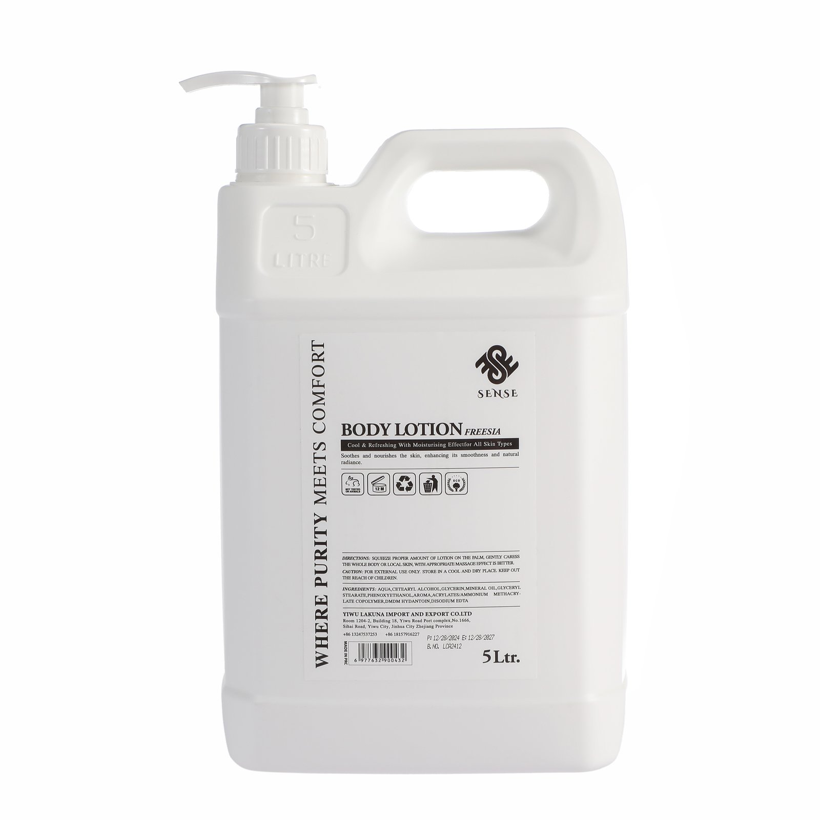 84-1.jpg Sense Freesia Body Lotion 5L - Image 1