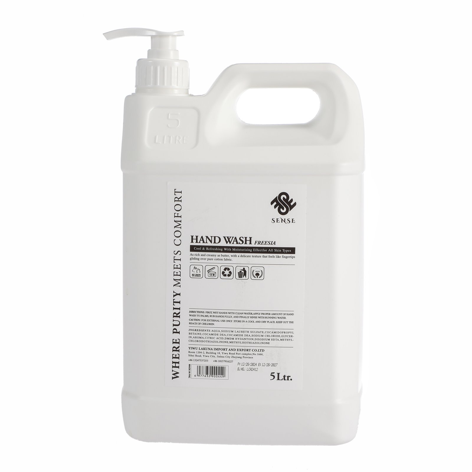 Sense Freesia Hand Wash 5L