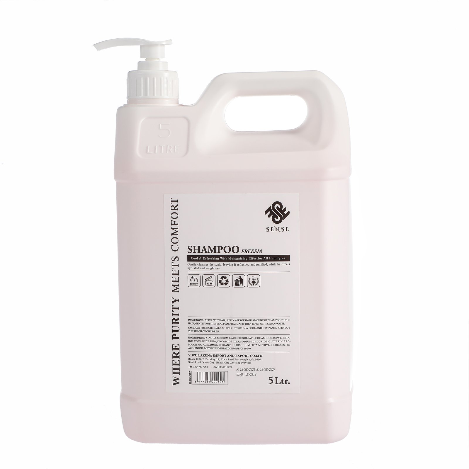 Sense Freesia Shampoo 5L